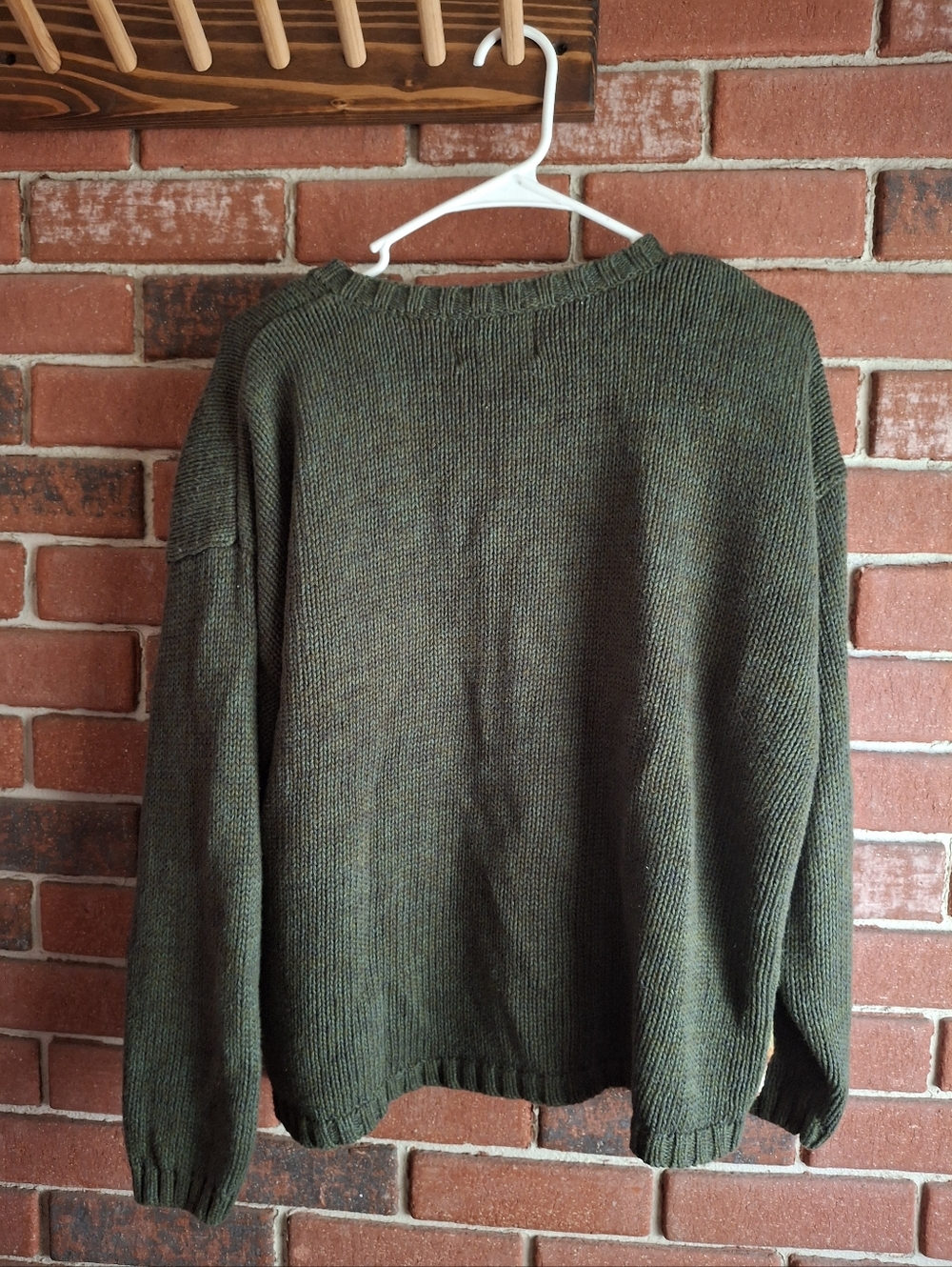 🐓Vintage Heirloom Collectible XL Rooster Farm Fall Cardigan - Picture 7 of 8